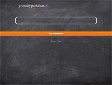 Tablet Screenshot of grenshypotheker.nl